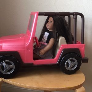 This is a old generation Jeep for the doll